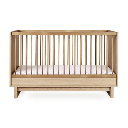 Quax Kyo Convertible Cot Bed 140 x 70cm - Honey Ash
