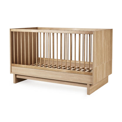 Quax Kyo Convertible Cot Bed 140 x 70cm - Honey Ash