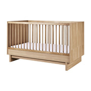Quax Kyo Convertible Cot Bed 140 x 70cm - Honey Ash