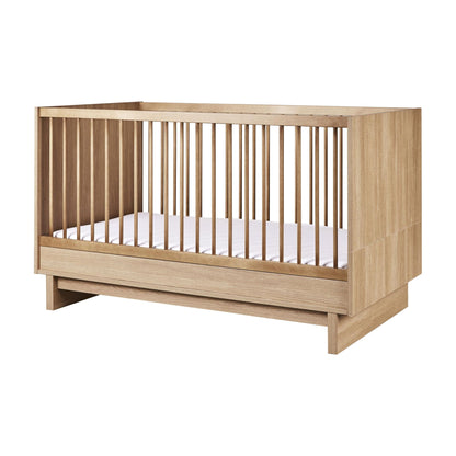 Quax Kyo Convertible Cot Bed 140 x 70cm - Honey Ash