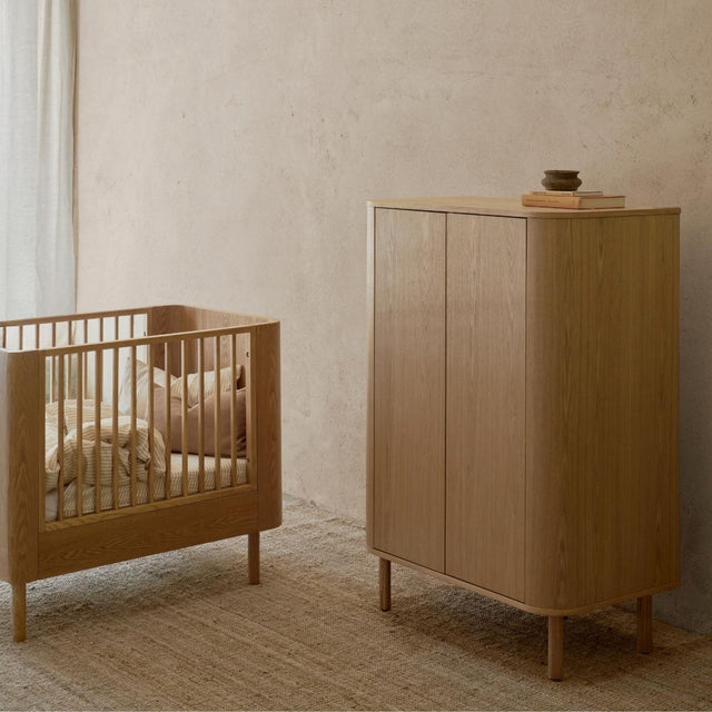 Quax Yume Flat Door Wardrobe - Natural Ash