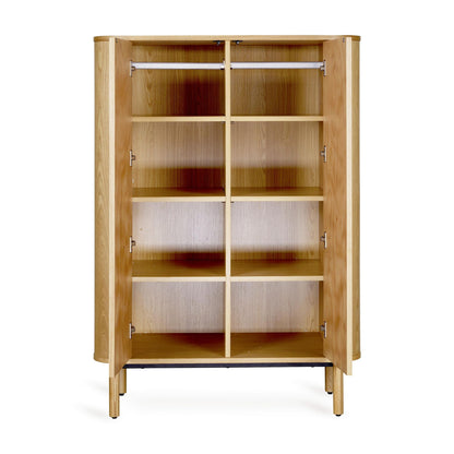 Quax Yume Flat Door Wardrobe - Natural Ash