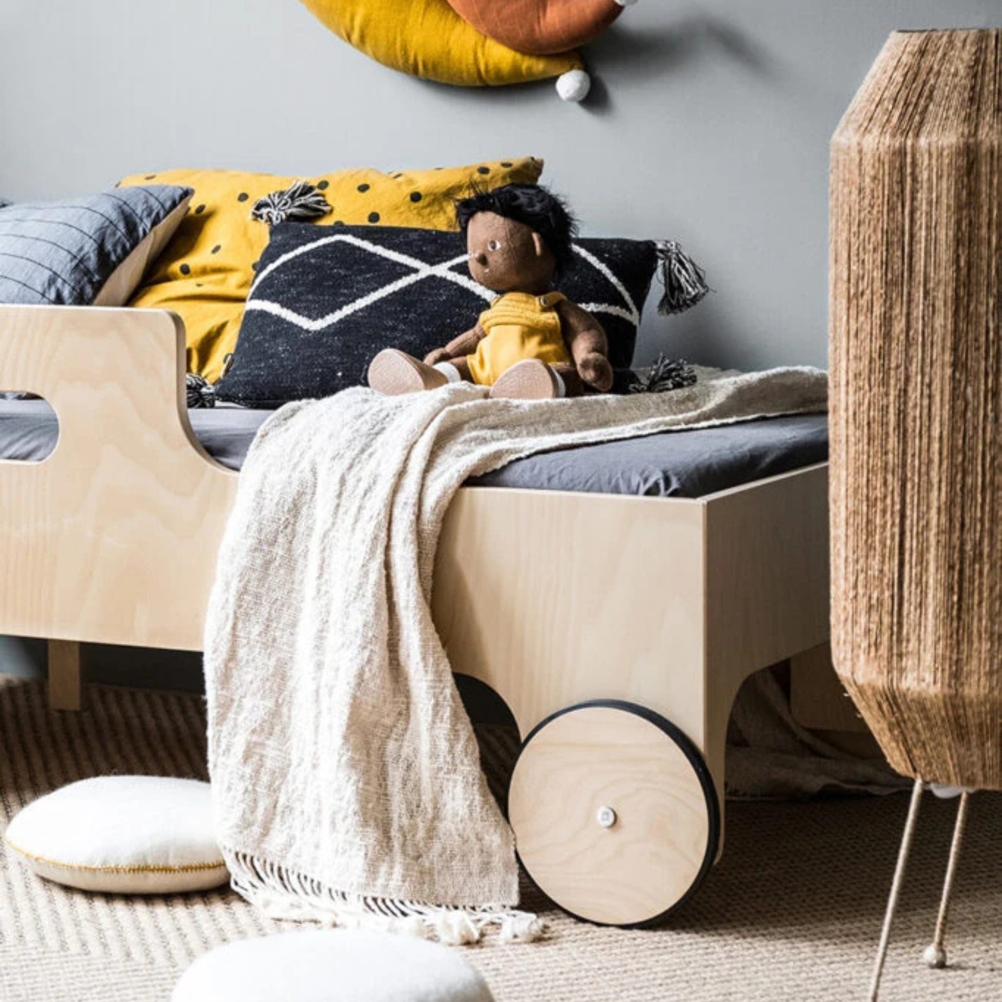 Rafa Kids R Toddler Bed - Natural - lifestyle - details