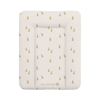 Ralphie Bear Comfort Changing Mat - Pears
