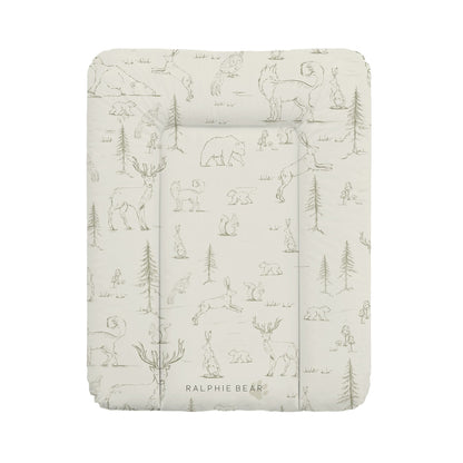Ralphie Bear Comfort Changing Mat - Woodland