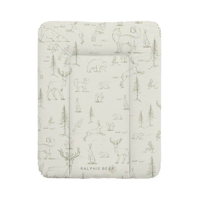 Ralphie Bear Comfort Changing Mat - Woodland