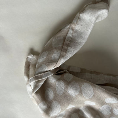 Ralphie Bear Large Muslin Swaddle - Scallop