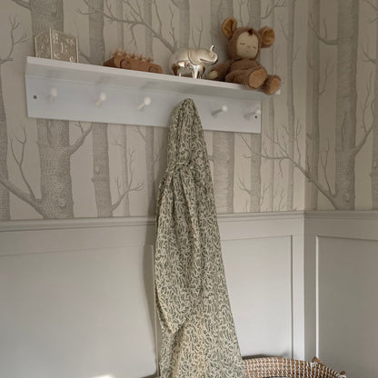 Ralphie Bear Large Muslin Swaddle - Willow