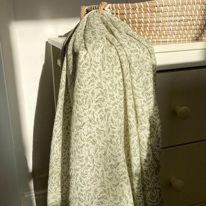 Ralphie Bear Large Muslin Swaddle - Willow