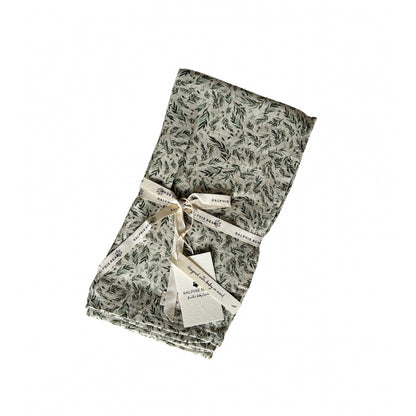 Ralphie Bear Large Muslin Swaddle - Willow