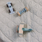 Ralphie Bear Playmat - Gingham Sage