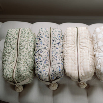 Ralphie Bear Quilted Washbag - Willow