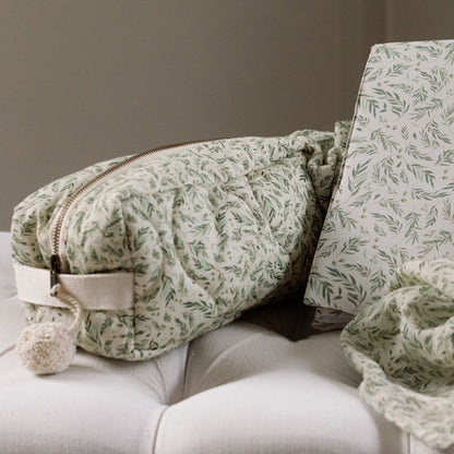 Ralphie Bear Quilted Washbag - Willow