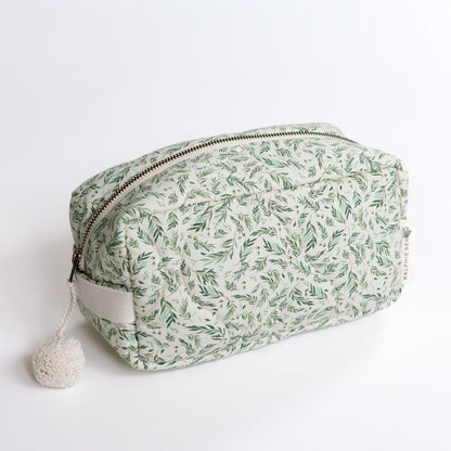 Ralphie Bear Quilted Washbag - Willow