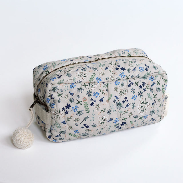 Ralphie Bear Quilted Washbag - Wildflower