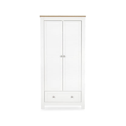 CuddleCo Burford Wardrobe - White & Oak