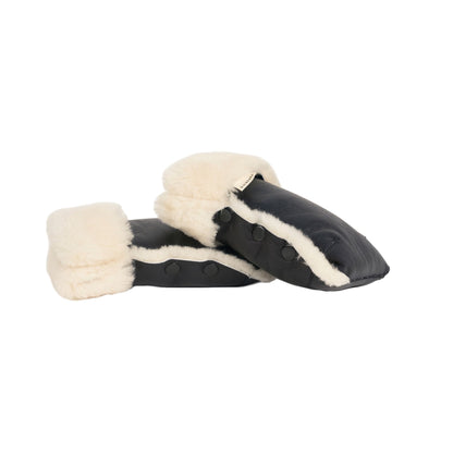Binibamba Sheepskin Buggy Mittens - Milk