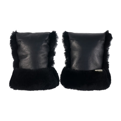 Binibamba Sheepskin Buggy Mittens - Noir
