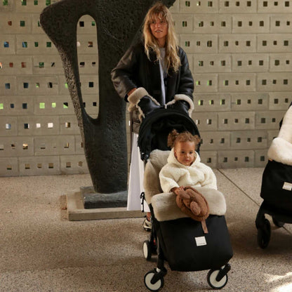 Binibamba Puffmuff Sheepskin Buggy Footmuff - Toast