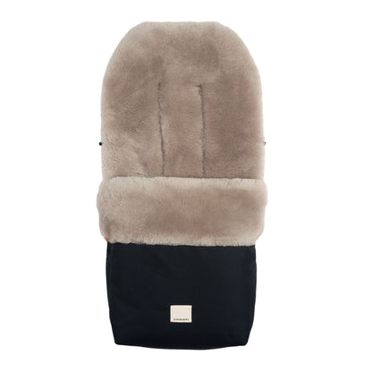 Binibamba Puffmuff Sheepskin Buggy Footmuff - Toast