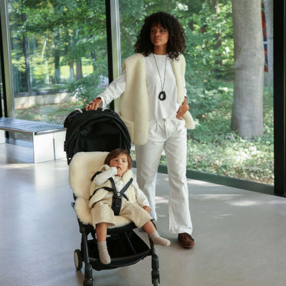 Binibamba Sheepskin Snuggler - Milk