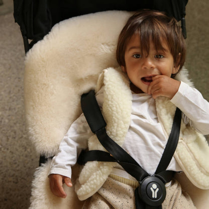 Binibamba Sheepskin Snuggler - Milk