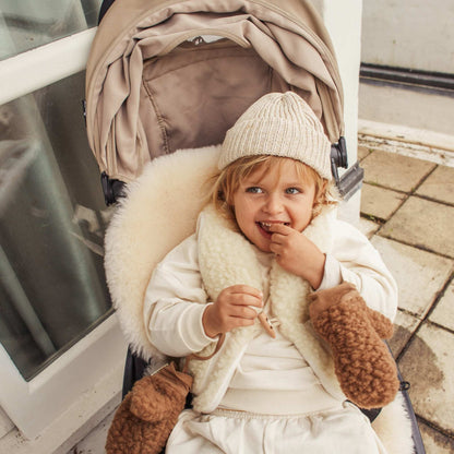 Binibamba Sheepskin Snuggler - Milk