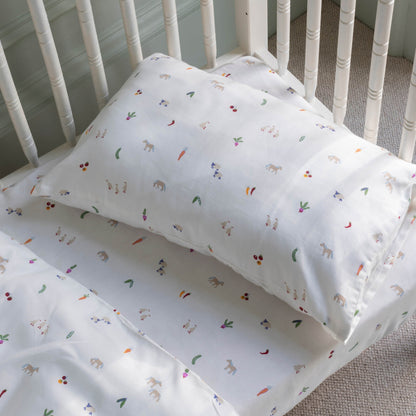 Avery Row Organic Cotton Cotbed Bedding Set - Little Farm