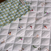 Avery Row Cotton Travel Baby Changing Mat - Greenhouse Gingham