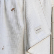 Avery Row Embroidered Muslin Blanket - Little Farm