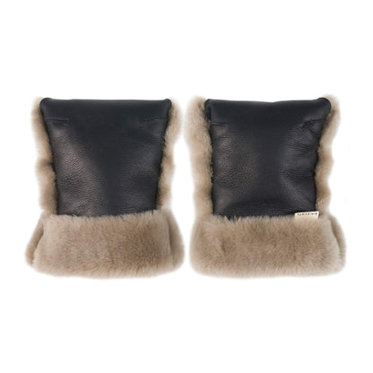 Binibamba Sheepskin Buggy Mittens - Toast