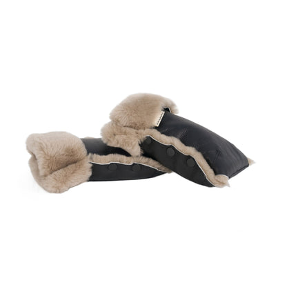 Binibamba Sheepskin Buggy Mittens - Toast