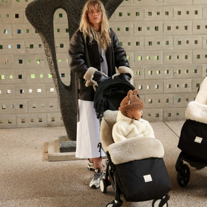 Binibamba Sheepskin Buggy Mittens - Toast