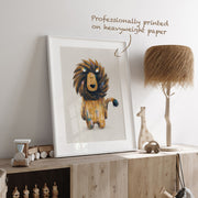 Tigercub Prints Neutral Safari Animals Nursery Prints Set of 3