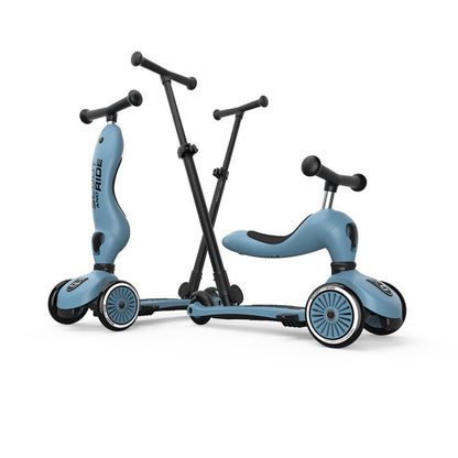 Scoot & Ride Highwaykick 1 Push & Go - Steel