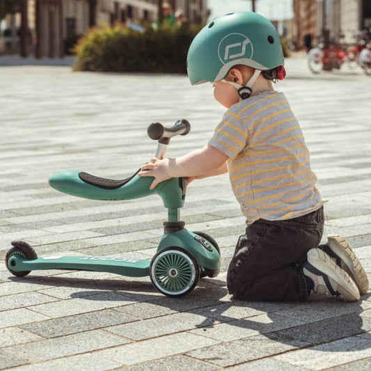 Scoot & Ride Kids Helmet 45-51cm  - Forest