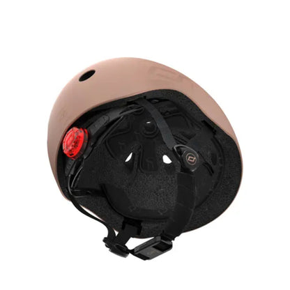 Scoot & Ride Kids Helmet 51-55cm - Mocha