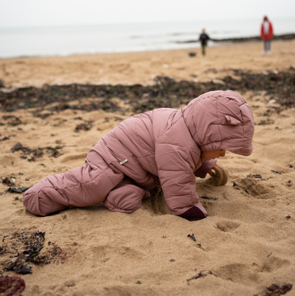 Toastie Quilted Snowsuit - Damask Pink