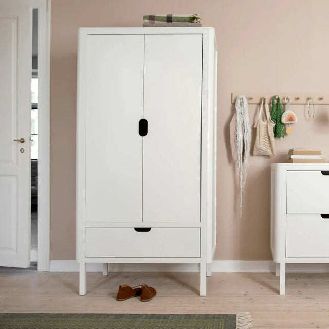 Sebra Double Wardrobe - Classic White