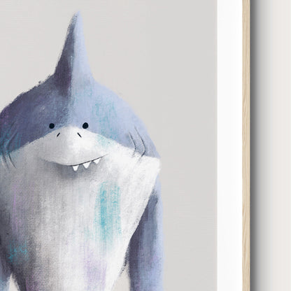 Tigercub Prints Shark Sea-life Nursery Print