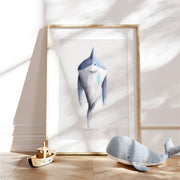 Tigercub Prints Shark Sea-life Nursery Print