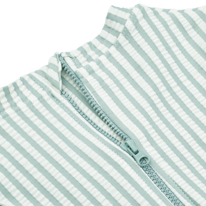 Liewood Sille Seersucker swimsuit - Y/D stripe: Sea Blue/White
