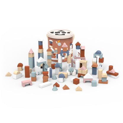 Speedy Monkey Drum with 100 Blocks and Shape Sorter