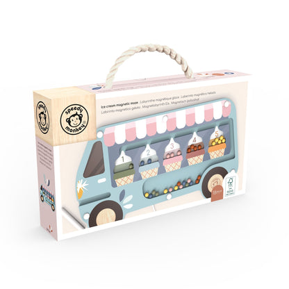 Speedy Monkey Ice Cream Magnetic Maze
