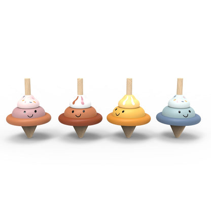 Speedy Monkey Spinning Top - Ice Cream