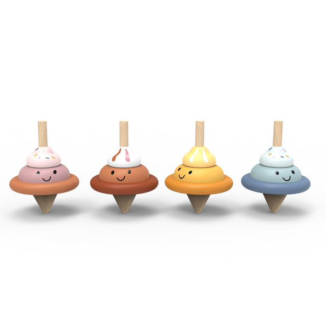 Speedy Monkey Spinning Top - Ice Cream