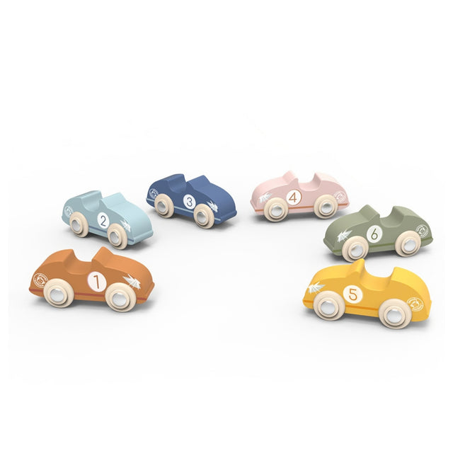 Speedy Monkey Wooden Racing Car
