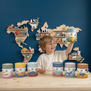 Speedy Monkey World Map Animal Shelf