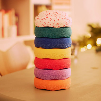 Stapelstein Christmas Mini Set of 7 - Rainbow Blush Special