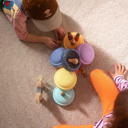 Stapelstein Spring Special Mini Pastel - Set of 7